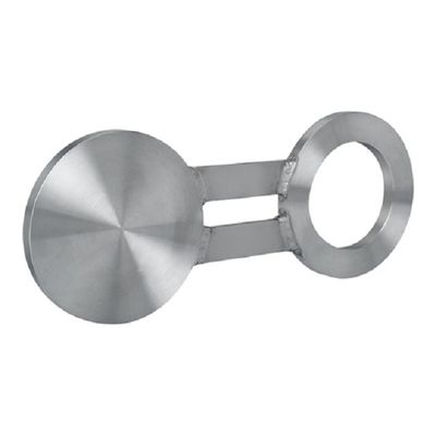 Stainless Steel Butt Weld Flange Full Face Flange Gasket 316 4'' PN50 Figure 8 Spectacle Blind Flange ASTM ANSI B16.9